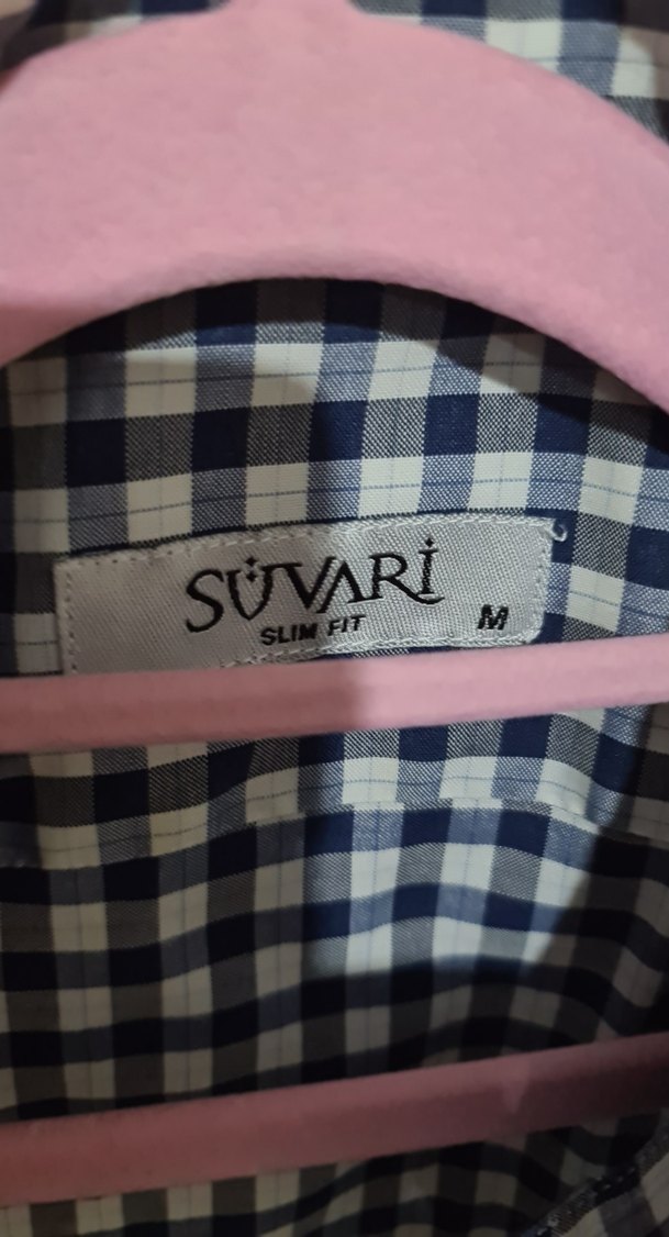 Erkek Mavi Kareli ve yesil kareli Uzun Kollu Gömlek - Görsel 2