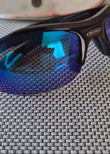 Erkek Mavi Biker Güneş Gözlüğü - Görsel 3