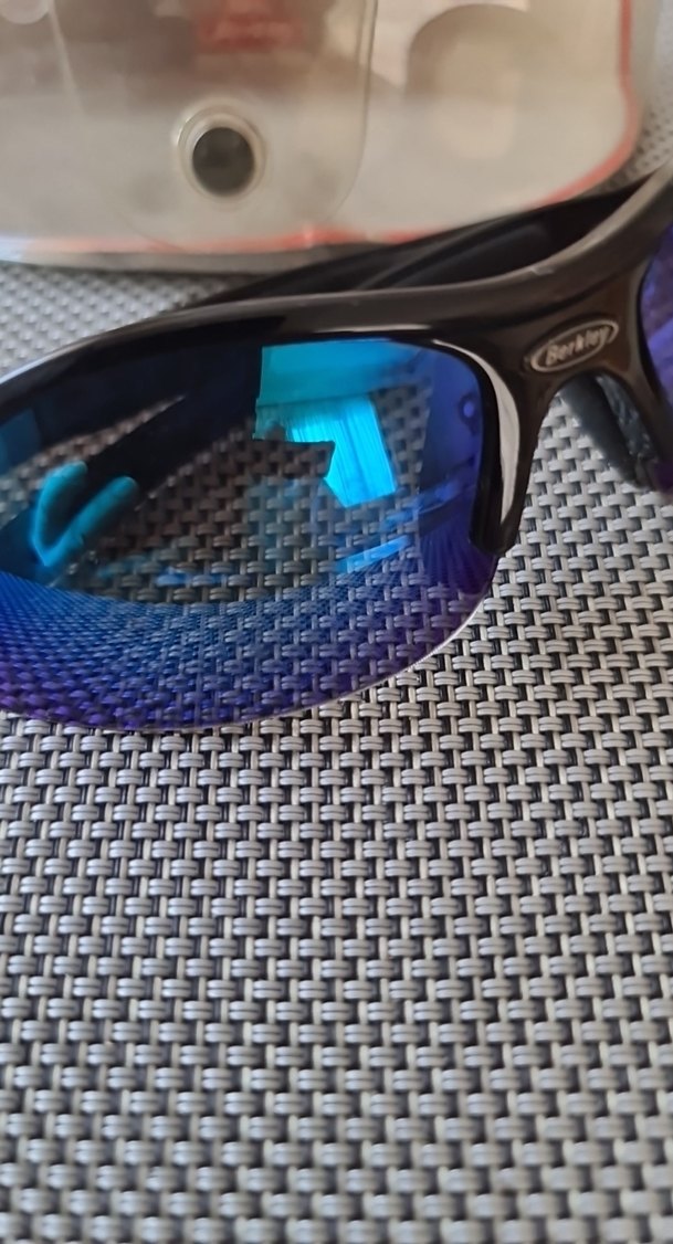 Erkek Mavi Biker Güneş Gözlüğü - Görsel 3