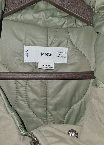 Mango Haki Kapusonlu Uzun Parka