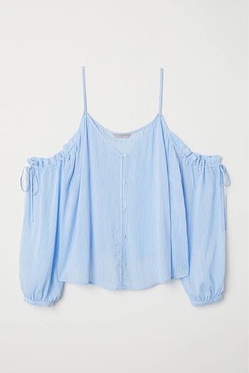H&M Omuz Dekolteli Gömlek