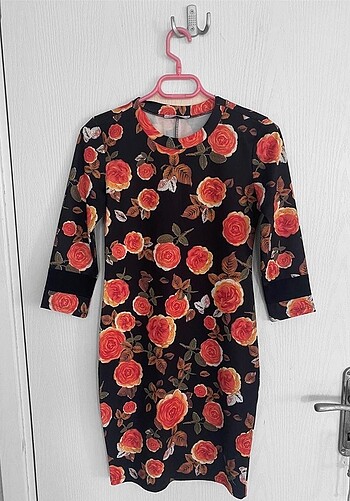 Zara Zara Çiçekli Elbise