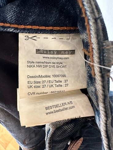 27 Beden çeşitli Renk Kot Şort
