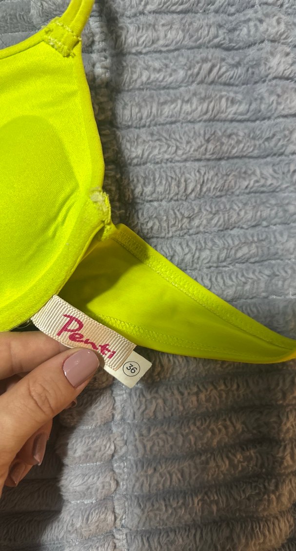 Sarı İpli Kadın Bikini Üstü - Görsel 3