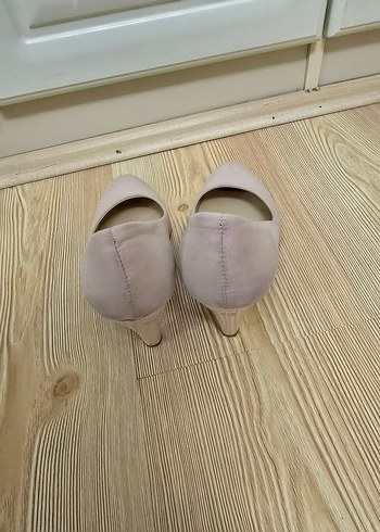 38 Beden ten rengi Renk Toz pembe Süet Stiletto Kadın Klasik Ayakkabı