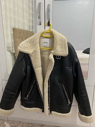 bershka biker mont ceket