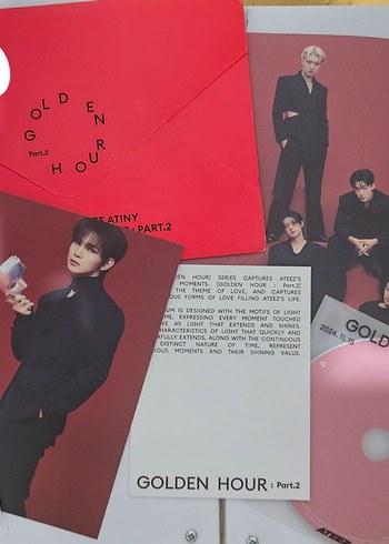 Beden Ateez Golden Hour Part.2 Davetiye + CD