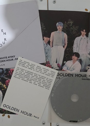 Ateez Golden Hour Part.2 Davetiye + CD