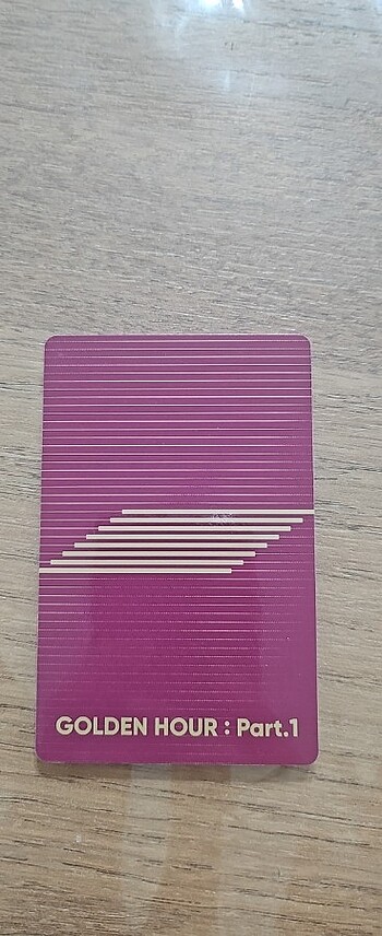 Ateez yeosang pc photocard golden hour part. 1 - Görsel 2