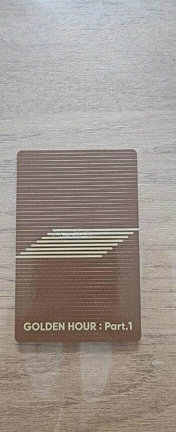 Ateez jongho golden hour part. 1 photocard  - Görsel 2