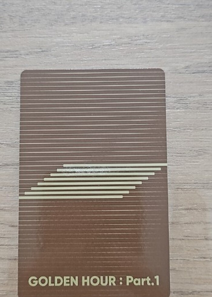 Ateez jongho golden hour part. 1 photocard  - Görsel 2