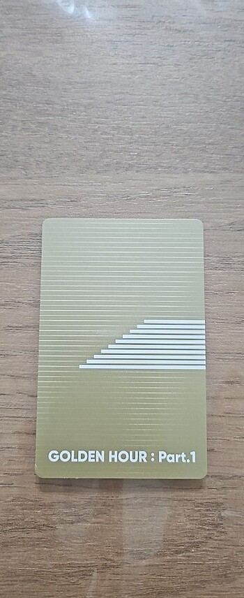 Ateez jongho golden hour part. 1 photocard pc  - Görsel 2