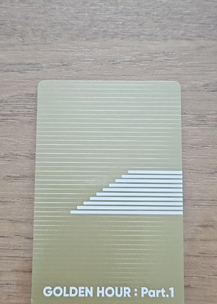 Ateez jongho golden hour part. 1 photocard pc  - Görsel 2