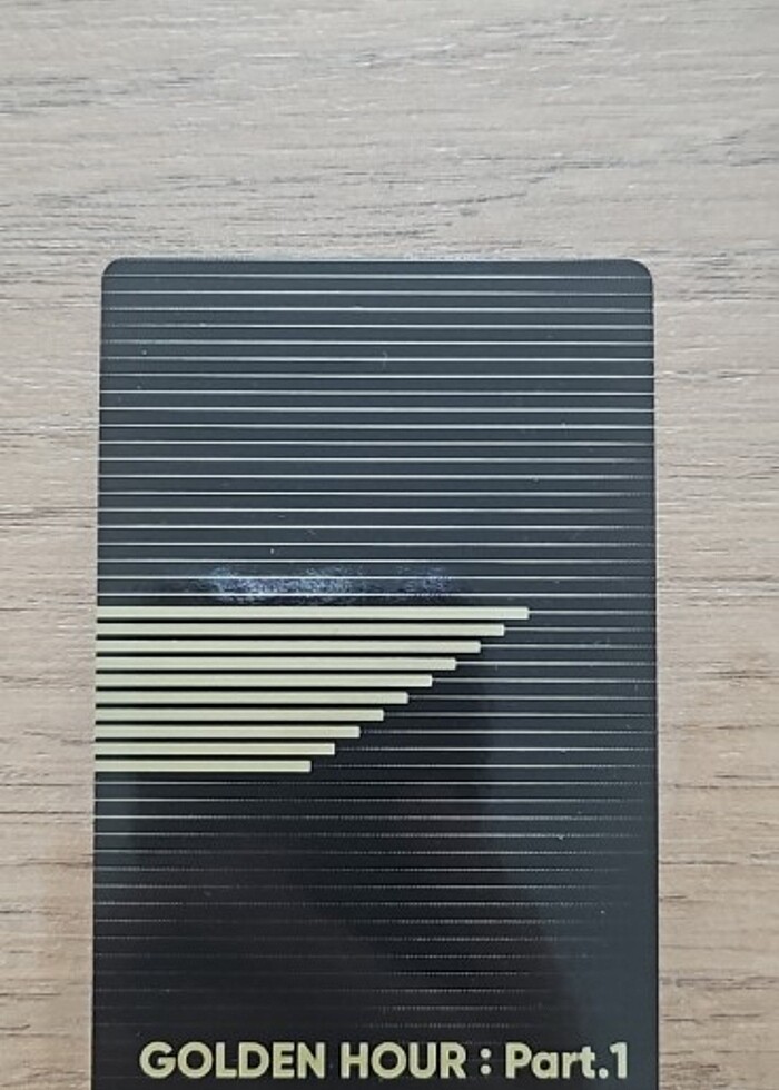 Ateez jongho golden hour part. 1 photocard pc  - Görsel 2