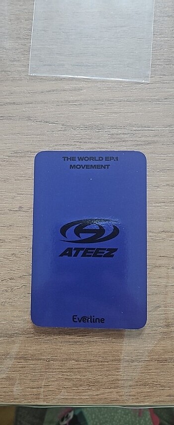 The world ep. 1 movement jongho everline pob photocard pc - Görsel 2