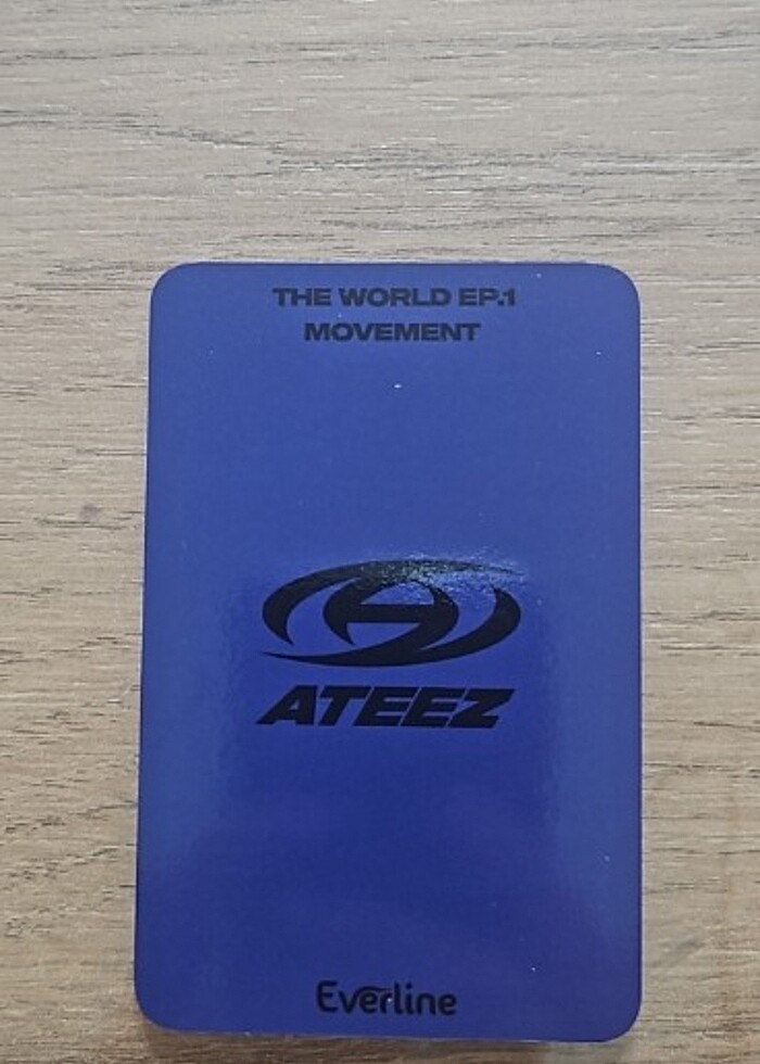 The world ep. 1 movement jongho everline pob photocard pc - Görsel 2