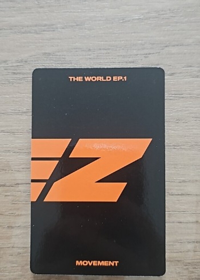 Ateez jongho the world ep. 1 albüm photocard pc  - Görsel 2