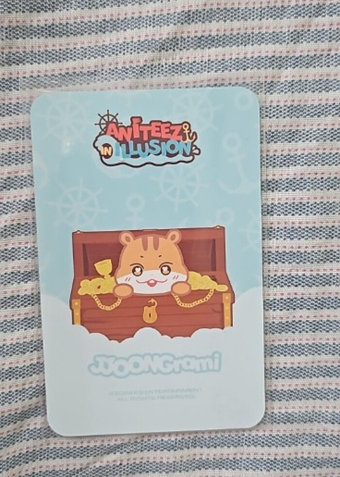 Hongjoong aniteez photocard pc  - Görsel 2