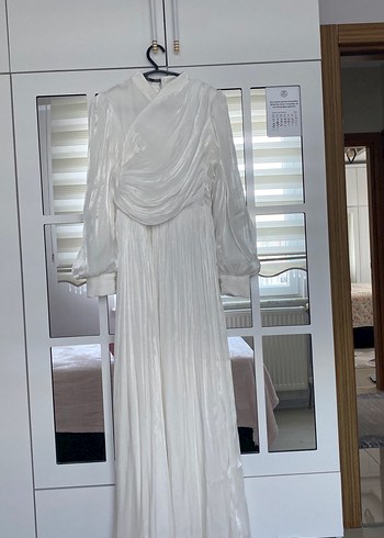 40 Beden Beyaz nikah elbisesi