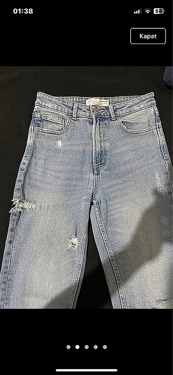 Stradivarius mom jean stradi
