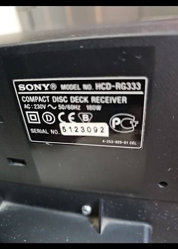 Sony Müzik rg333 - Görsel 5