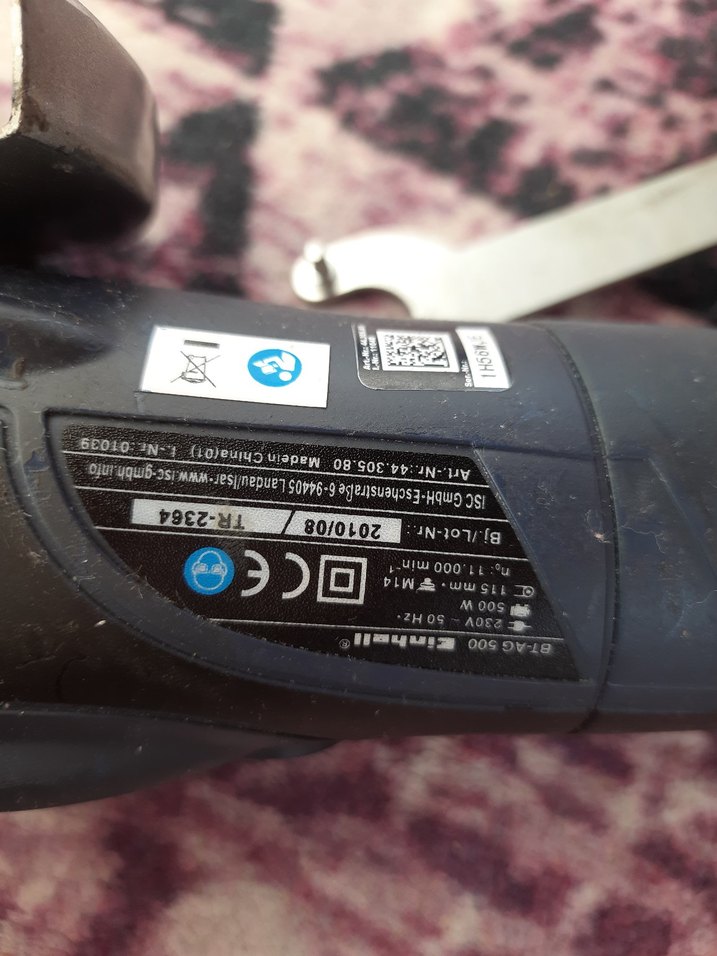 Einhell Gri Elektrikli Taşlama Makinesi - Görsel 3