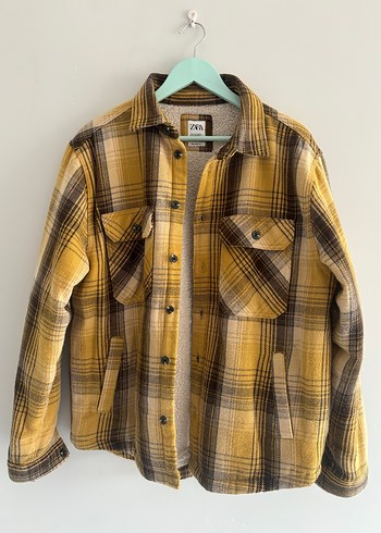 Düğmeli Kahverengi Oversize Erkek Gömlek - Görsel 3