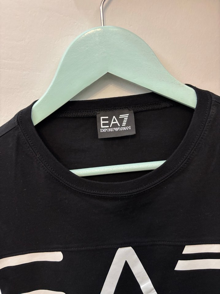 Emporio Armani Siyah Erkek Tişört - Görsel 4