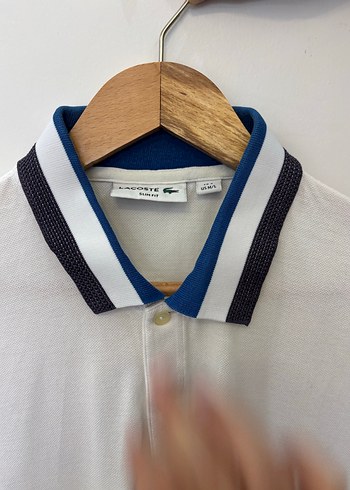 Erkek Beyaz Kısa Kollu Polo Yaka Tişört - Görsel 2