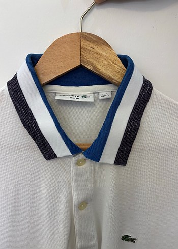 Erkek Beyaz Kısa Kollu Polo Yaka Tişört - Görsel 3