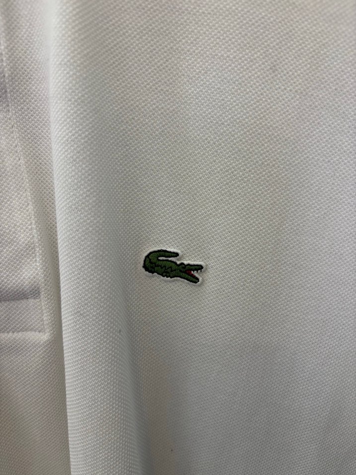 Erkek Beyaz Kısa Kollu Polo Yaka Tişört - Görsel 5