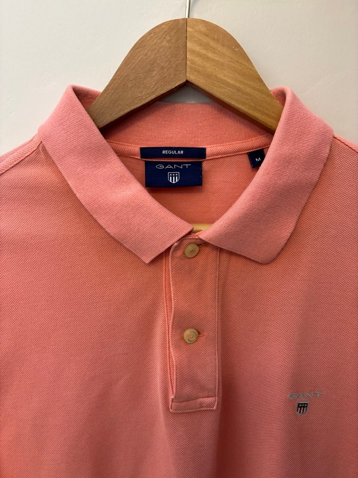 Erkek Pembe Polo Tişört Kısa Kollu - Görsel 2