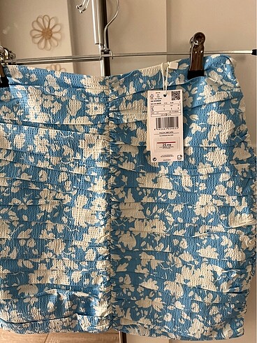 Mango Drape detaylı mini etek