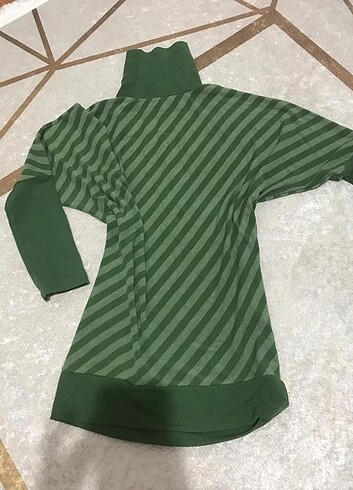 Yeşil ince triko 