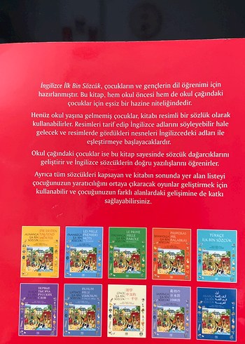  İngilizce İlk Bin Sözcük Öğreten Kitap
