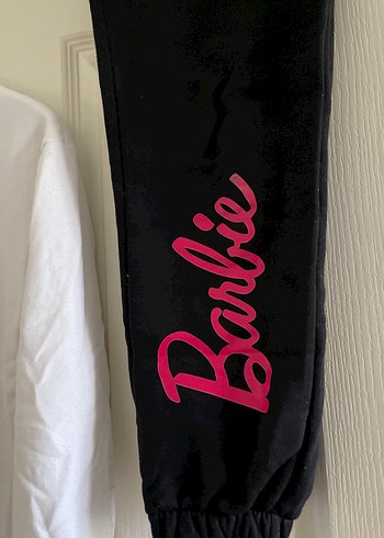 Barbie Beyaz Barbie Baskılı Kız Eşofman Takımı