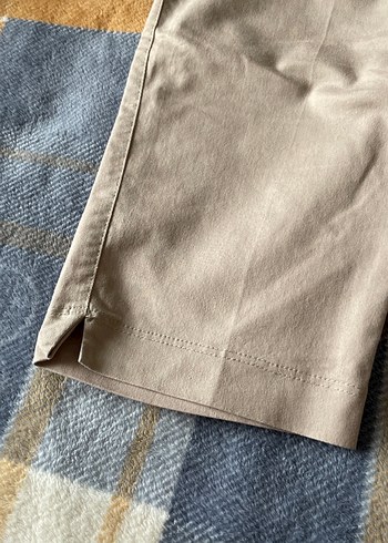 Bej Kadın Bermuda Şort - Görsel 2