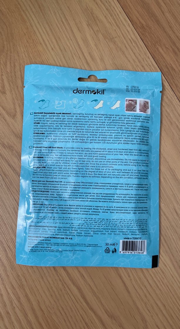 Dermokil Peeling Etkili Ayak Maskesi - Görsel 2
