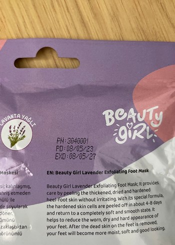 Peeling Etkili Lavanta Kokulu Ayak Maskesi - Görsel 3