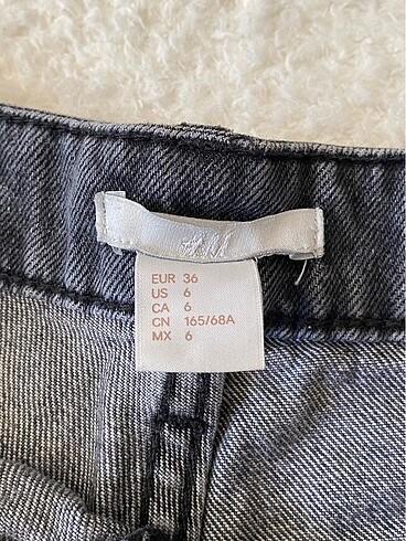 H&M Yüksek bel kot şort