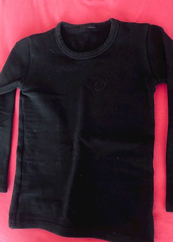 Siyah Çocuk Uzun Kollu Atlet - Görsel 2