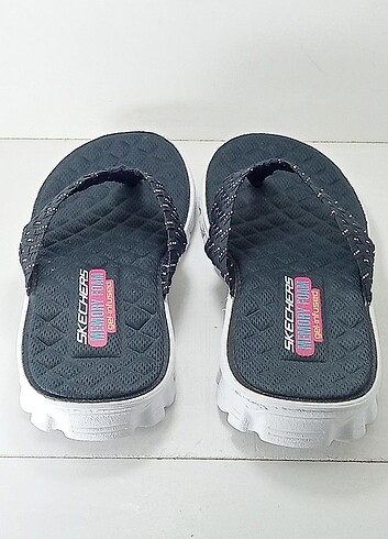 38 Beden lacivert Renk Skechers Kadın Terlik