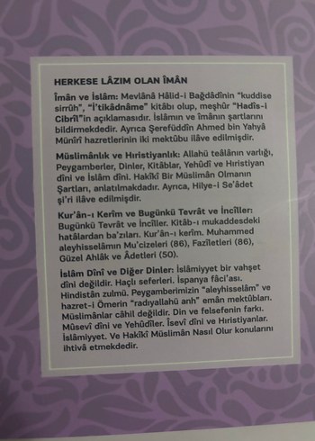  Namaz Kitabı ve İman Kitabı Seti - Hüseyin Hilmi Işık