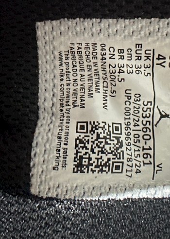 Kırmızı Siyah Kadın NİKE Spor Ayakkabı - Görsel 6