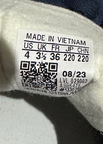 Lacivert Adidas Kadın Spor Ayakkabı - Görsel 4