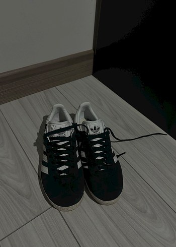 Kadın Siyah Spor ADİDASAyakkabı Tokalı - Görsel 2