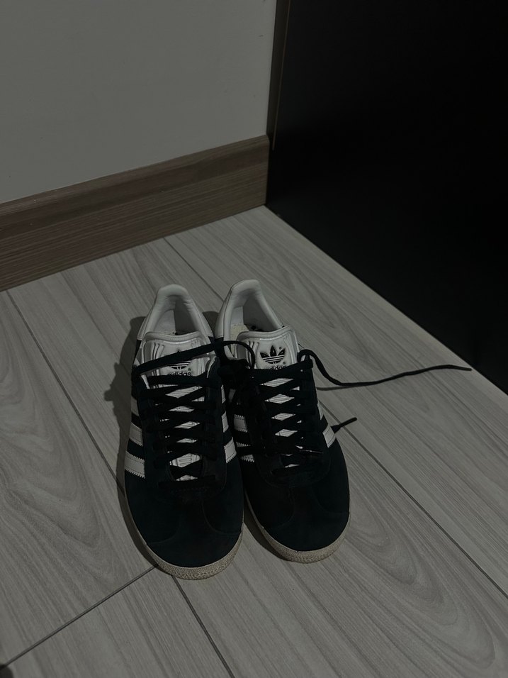 Kadın Siyah Spor ADİDASAyakkabı Tokalı - Görsel 2