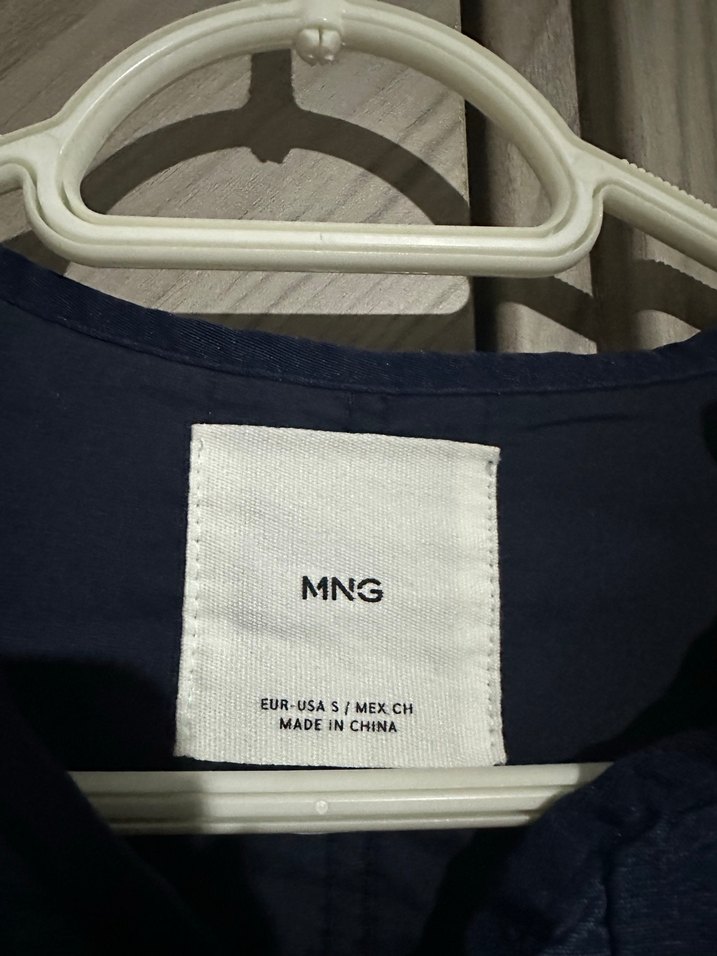 Kemerli Koyu Mavi Denim Kadın Ceket - Görsel 4