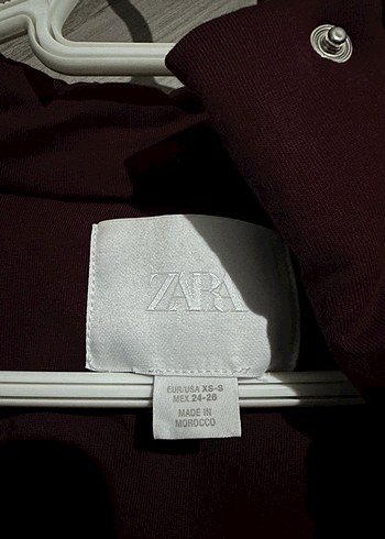 Bordo Kemerli Dik Yaka Kadın Ceket - Görsel 3