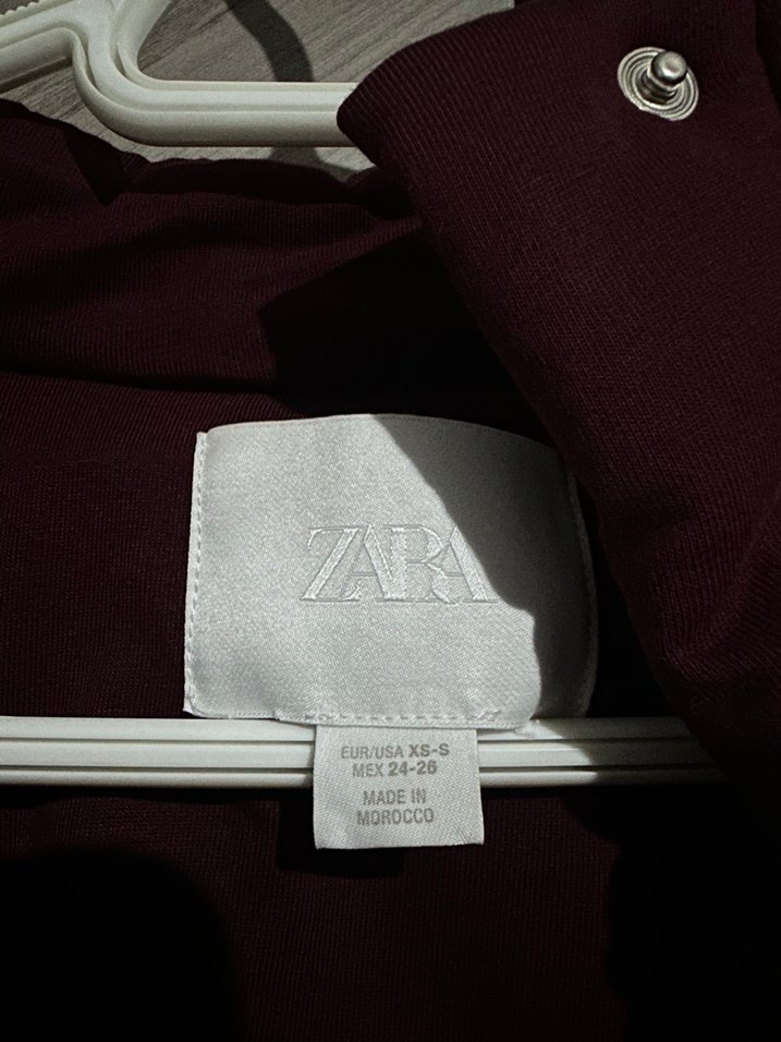 Bordo Kemerli Dik Yaka Kadın Ceket - Görsel 3